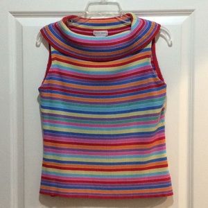 Pierre Cardin Top Colorful, Cowl neck